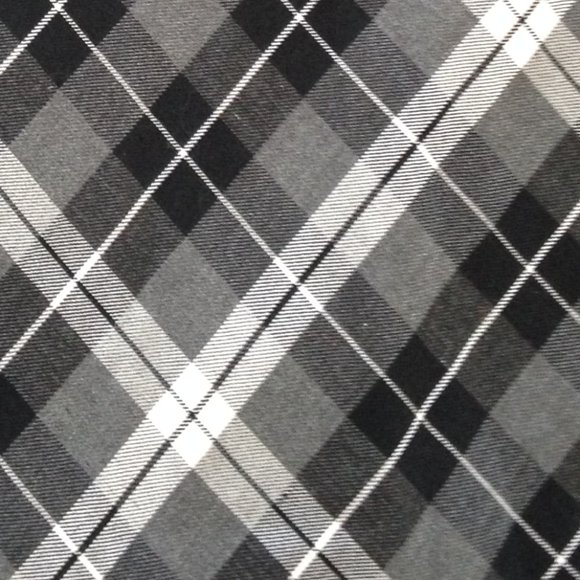 Limité - Grey & White Plaid Maxi Skirt - Picture 11 of 13